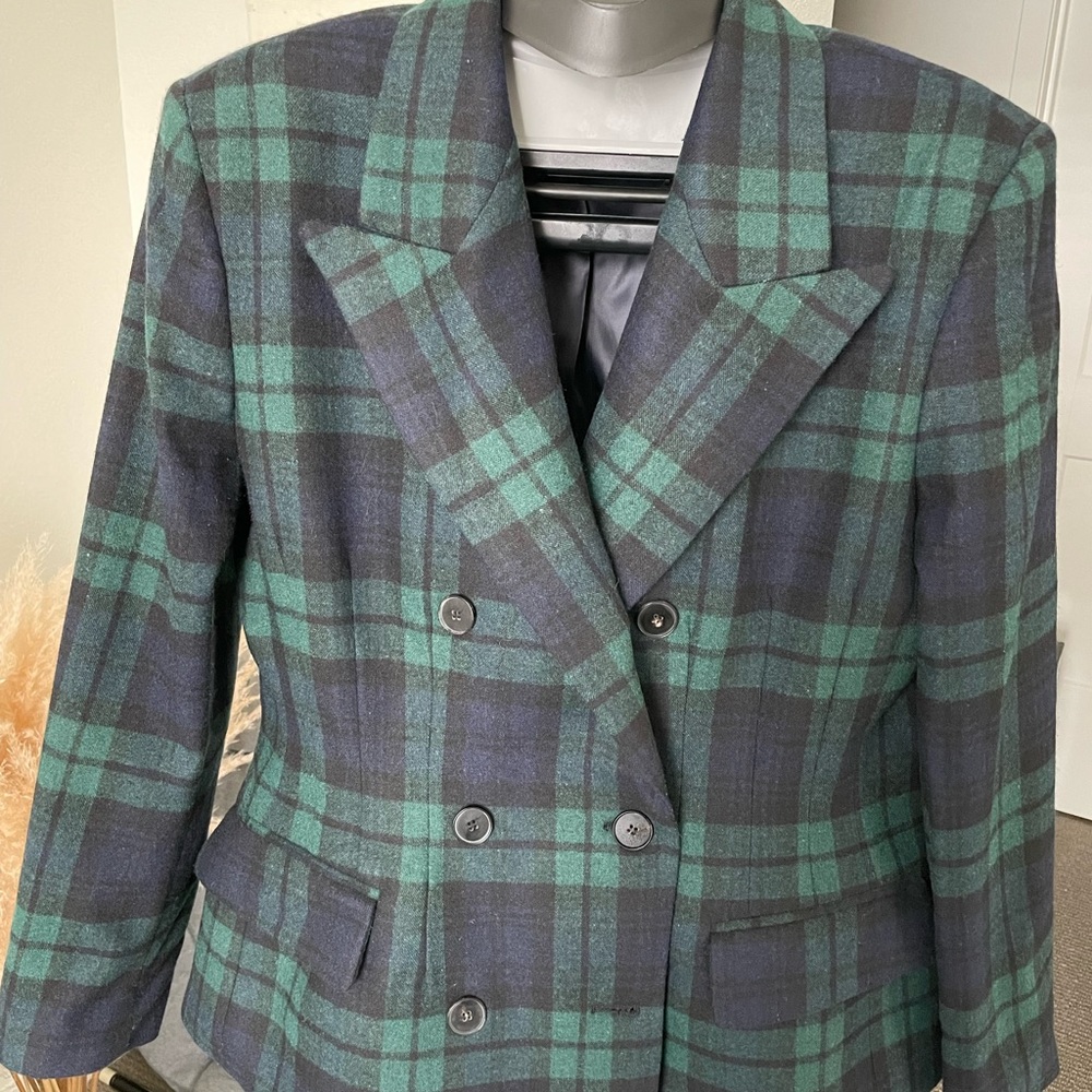 Structured Wool Blazer Mango - image 6